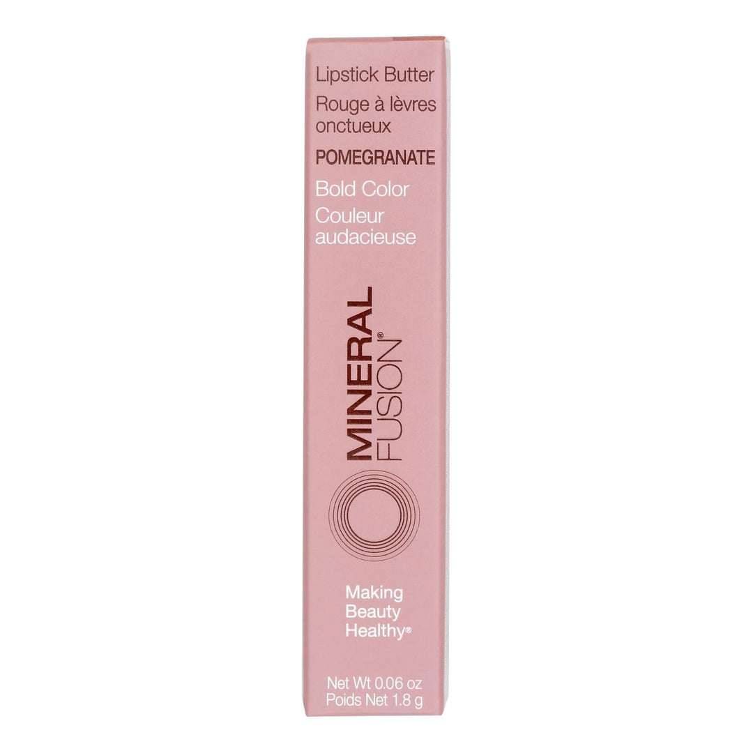 Mineral Fusion - Mkup Lipstick Butter Pom - 1 Each - .06 Oz - Maras Green